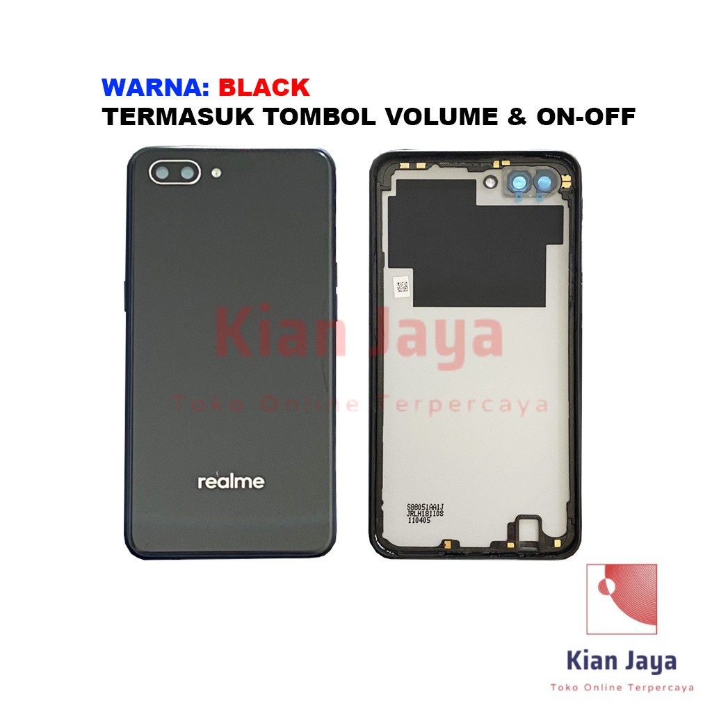 Backdoor Realme C1 Back Cover Tutup Belakang Baterai Cassing Casing Backcase Original