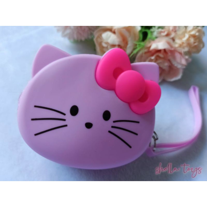 DOMPET KOIN SILIKON Hello kityy / Jelly pouch silicone