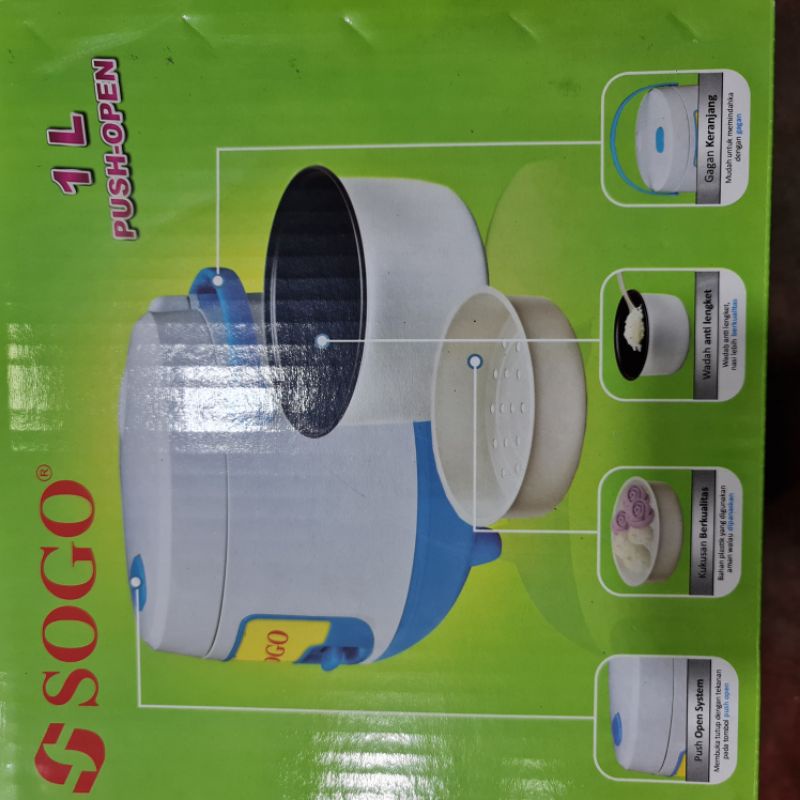 Rice cooker Sogo 1Liter /magic com Sogo 1Liter /magiccom kecil