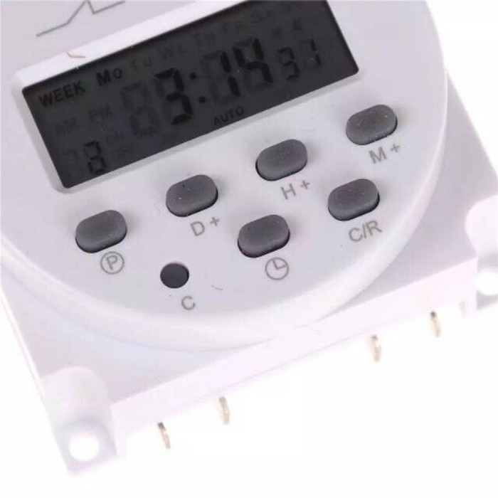 Timer Digital DC 12 Volt 16 Ampere 16A 12V Timer Walet