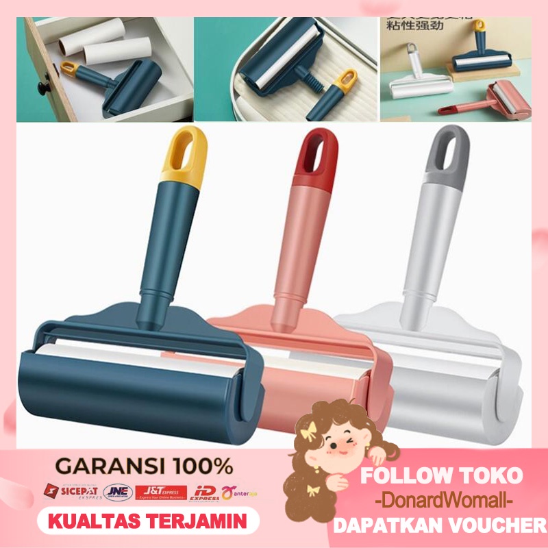 Flash sale!!! Lint Roll Sticky Roll Pembersih Bulu Kucing Debu Dibaju / Pakaian Roller Dust Remover New