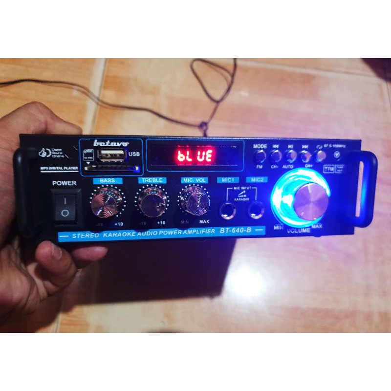 Jual Ampli Mini Betavo Bt B Stereo Power Amplifier Ac Dc Shopee