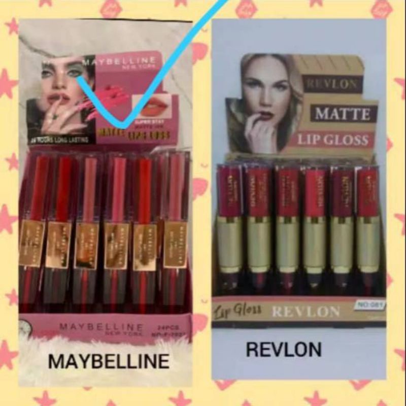 LIPSTIK Maybelline  2 in 1 (Lipcream+Liptint)