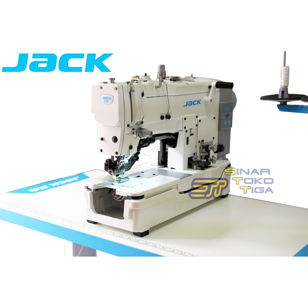 JACK 781 E MESIN JAHIT LUBANG KANCING SERVO HIGH SPEED KONVEKSI 781E