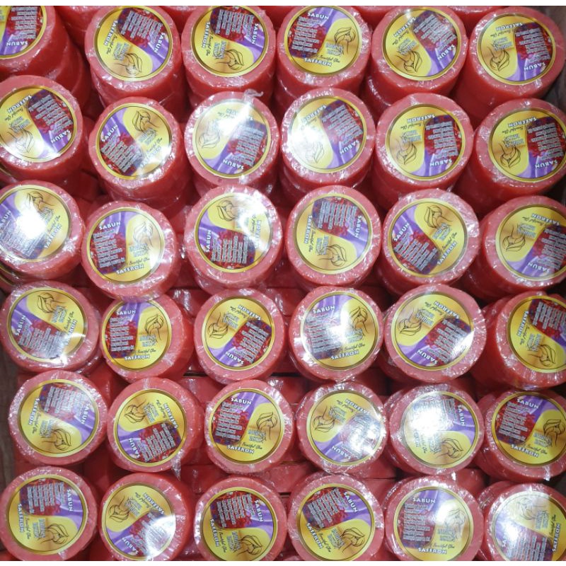 VIRAL SAFFRON SABUN WAJAH GLOWING 20 gr PEMUTIH WAJAH ALAMI