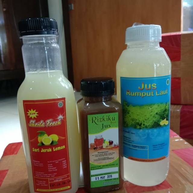 

PAKET HEMMAT ( SHEILA FRESH 500 ml+ RIZKIKU 250ml+ JUS RUMPUT LAUT)