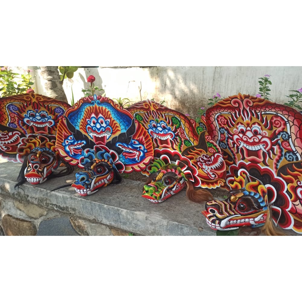 Barongan Mainan, Barongan Anak-anak Murah & Keren (Ukuran 14/15)