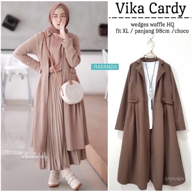 AM - Bianca Cardigan Blazer Wanita Korea Outer / Vika Cardy Long Cardigan Panjang Wanita