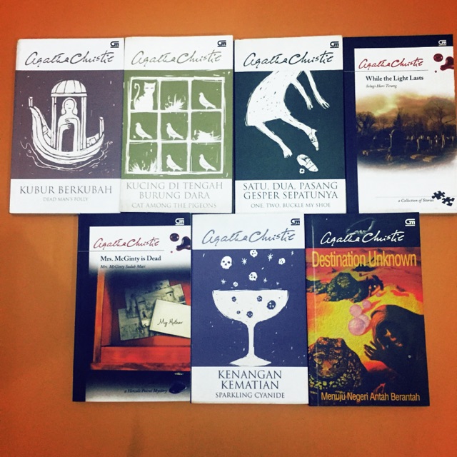 Buku novel Agatha Christie 1 set