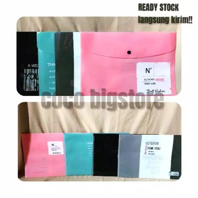 

DAPAT 5 PCS MAP DOKUMEN / FOLDER FILE / FILE ORGANIZER / MAP PLASTIK / MAP CANTIK