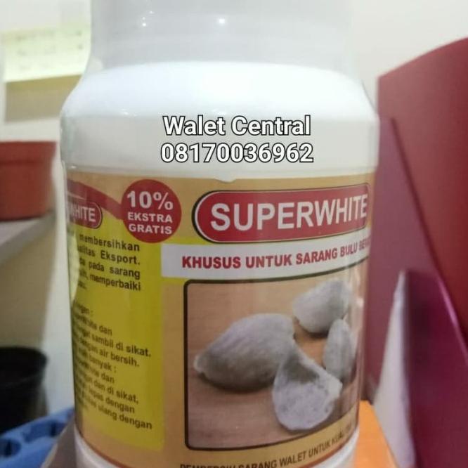 

PEMBERSIH SARANG WALET SUPERWHITE