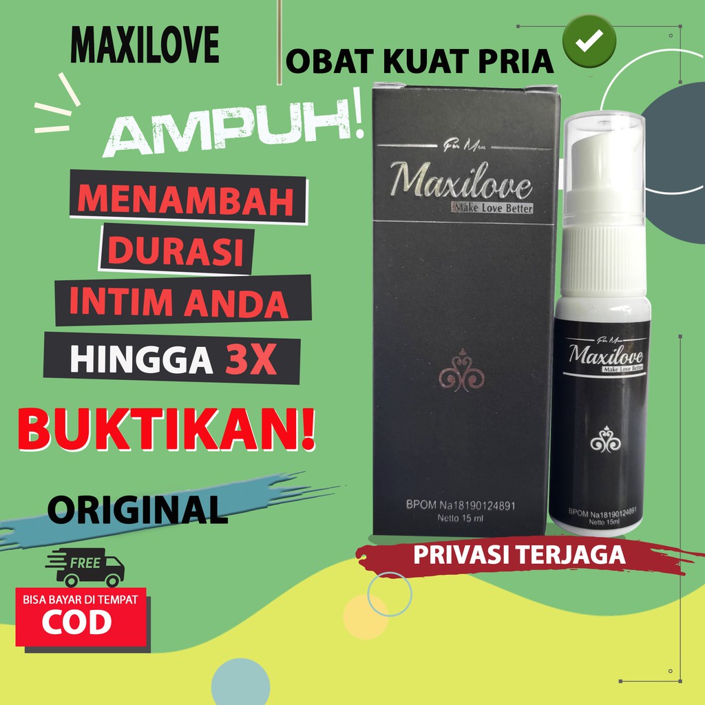MAXILOVE OBAT KUAT TAHAN BUAT SEX OLES EREKSI KERAS