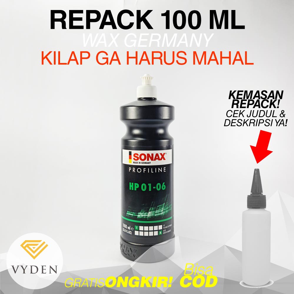 SONAX HP 01-06 100ml Polish Carnauba Wax Efek Daun Talas MURAH