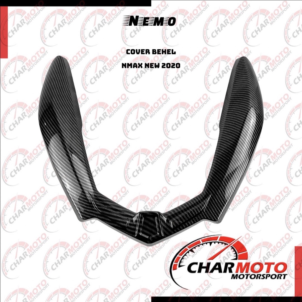 Cover Tutup Behel New Nmax 2020 Nmax Old / Variasi Yamaha ALL NEW NMAX 2020 Cover NEMO Carbon Karbon Original PNP - Charmoto