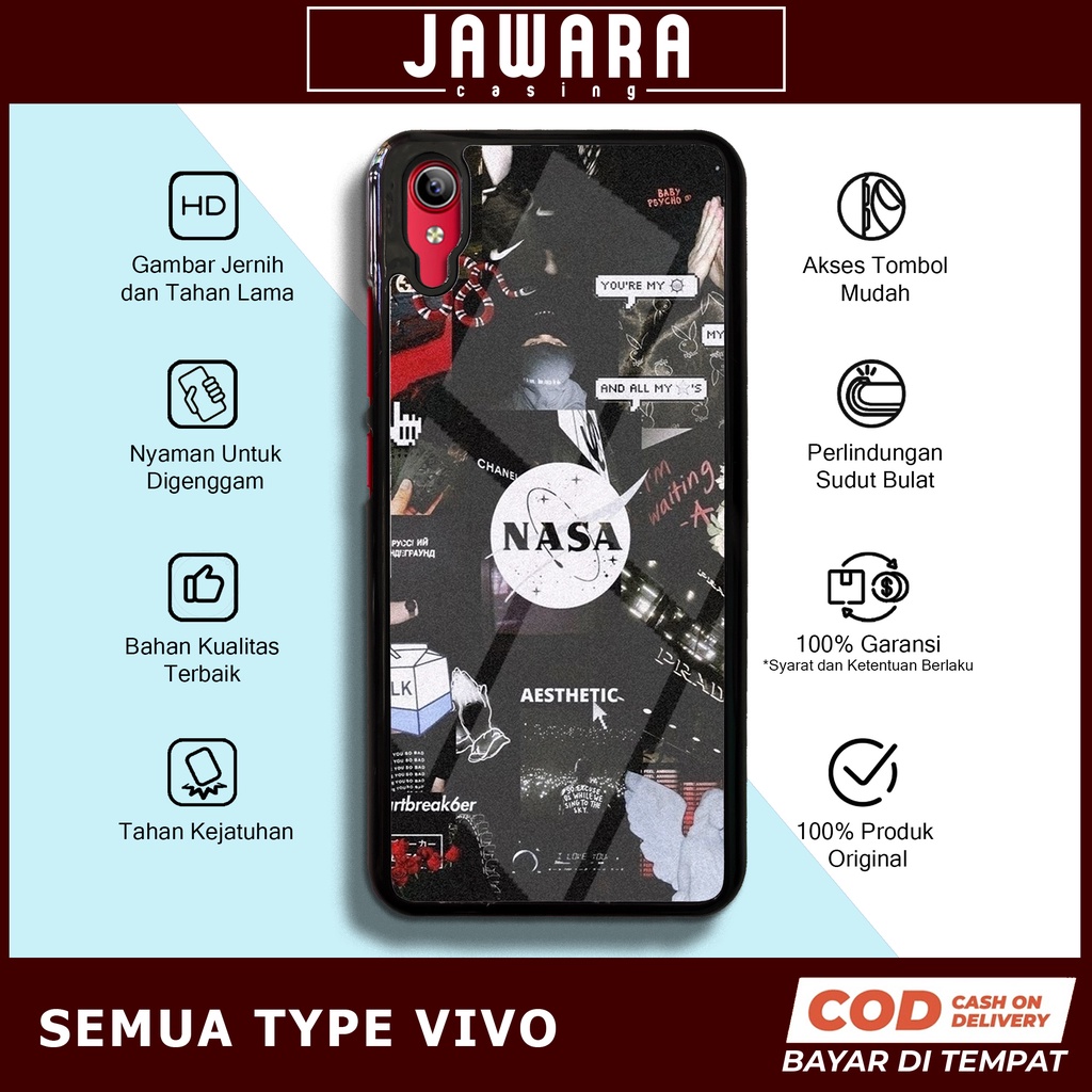 Case Vivo Y91C Y1S Case Hp Vivo Y91C Y1S Premium Glossy Jawara Casing [NASA] Casing Hp Vivo Y91C Y1S
