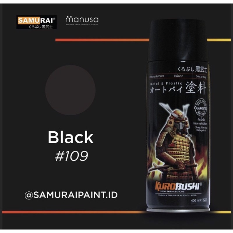PILOK SAMURAI BLACK 109