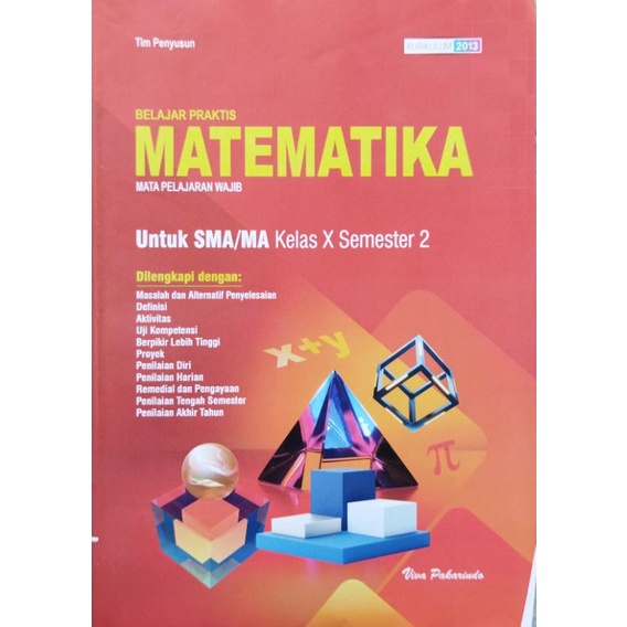 Jual Lks Matematika Wajib Sma Ma Kelas 10 Semester 2 L Viva Pakarindo Indonesia Shopee Indonesia