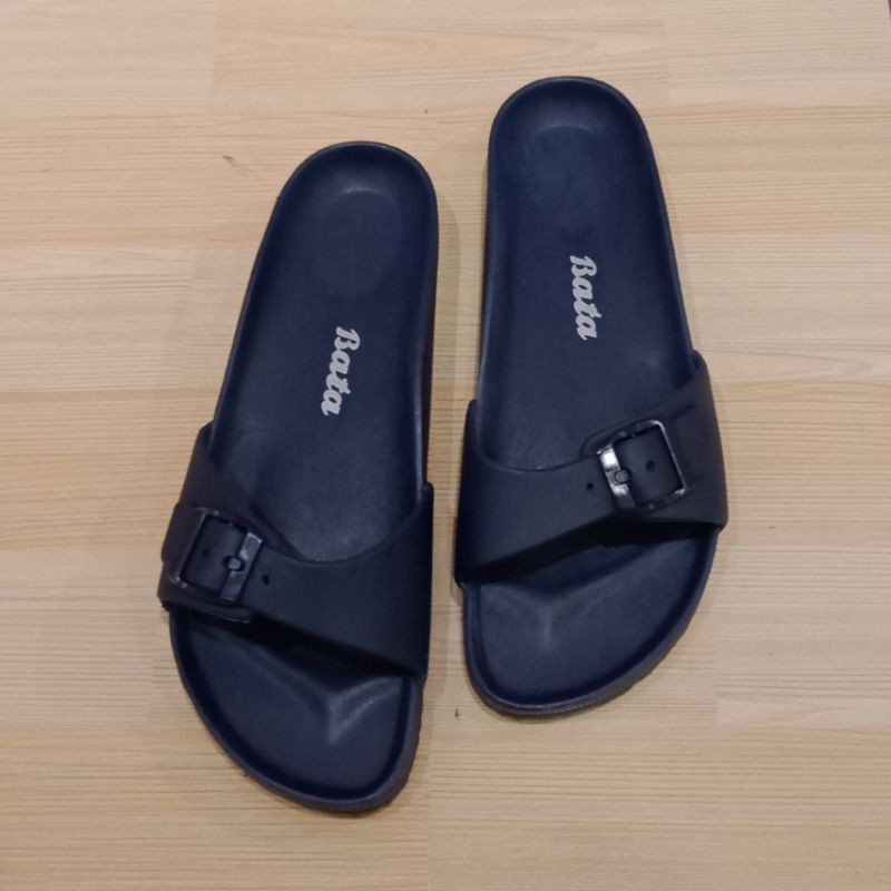 BATA SANDAL KARET WANITA SELOP NAVY BEST SELLER - 5729142