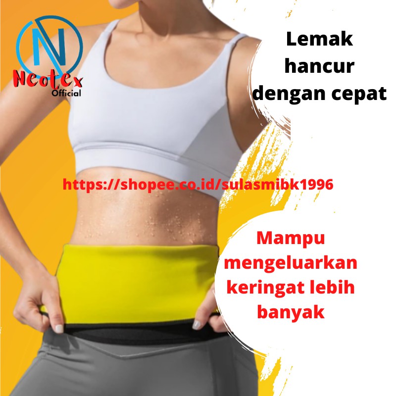 Korslet Pelangsing Korset Pembakar Lemak Hot Shaper Waist Corset Pengecil Tubuh