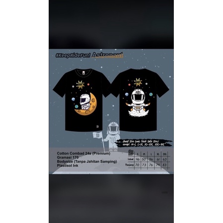 T-Shirt keep ride fun astonout