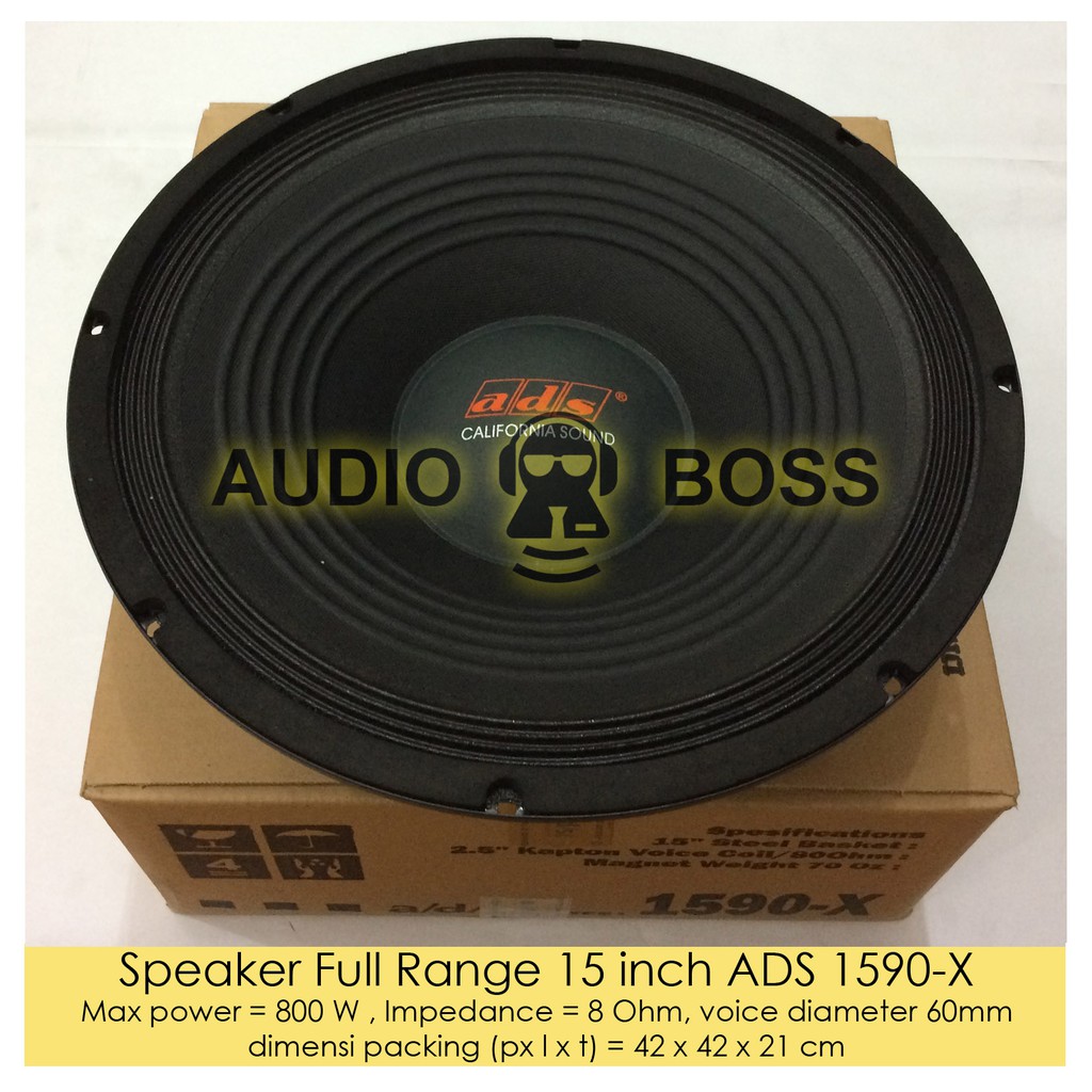 speaker ads 15 inch woofer