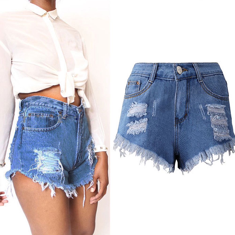 ladies shorts jeans