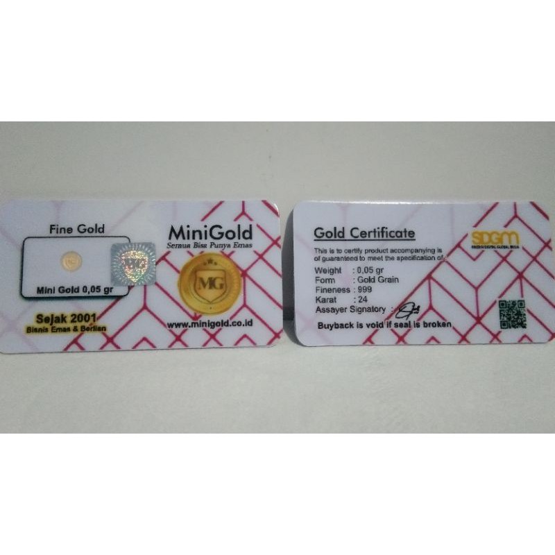 

minigold 0,05 ekslusif