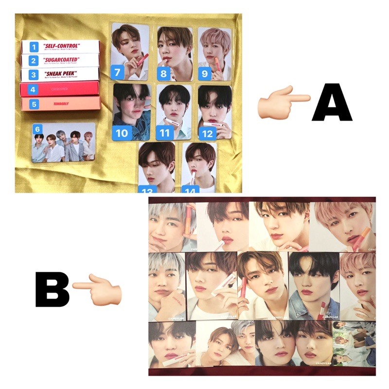 Sharing Candylab X Nct Dream Photocard Postcard Jaemin Jeno Renjun Chenle Jisung