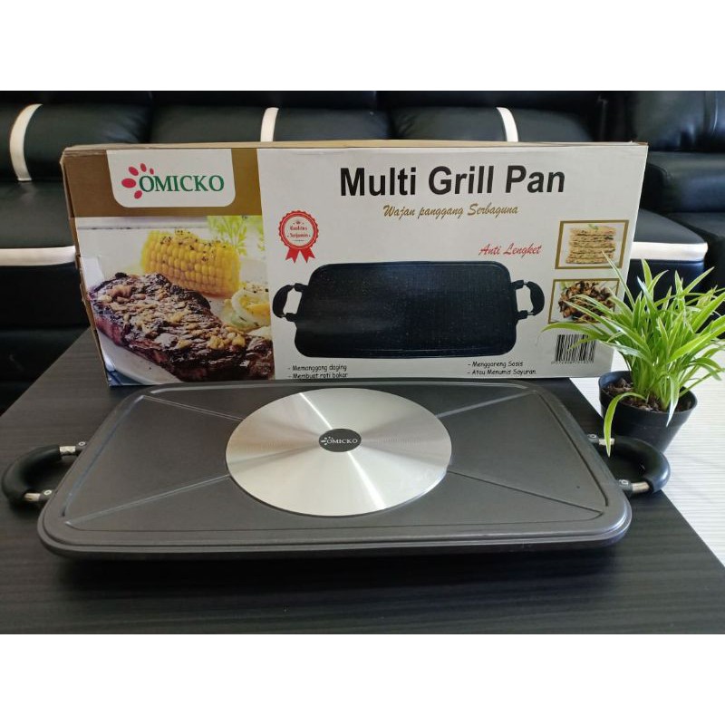 Alat Panggang Multi Grill Pan - Pemanggang - Omicko / Anti Lengket

