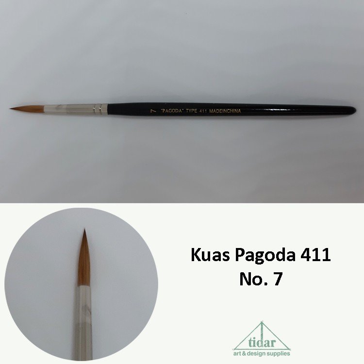 

Brush / Kuas Lukis Pagoda 411 No. 7