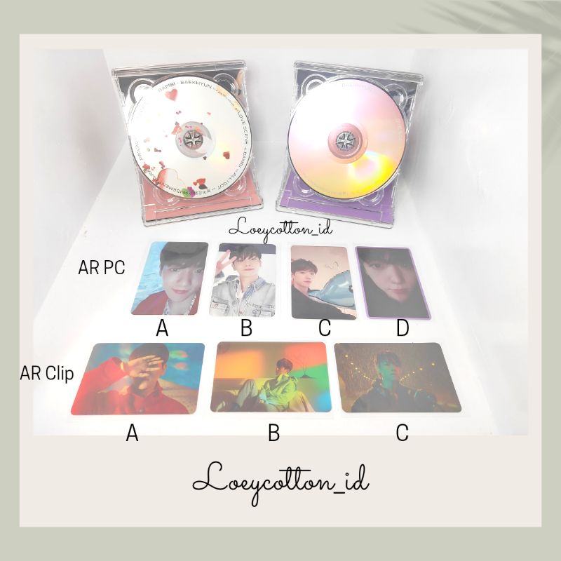 PC BAEKHYUN BAMBI JEWEL AR CLIP DOLPIN DILAN