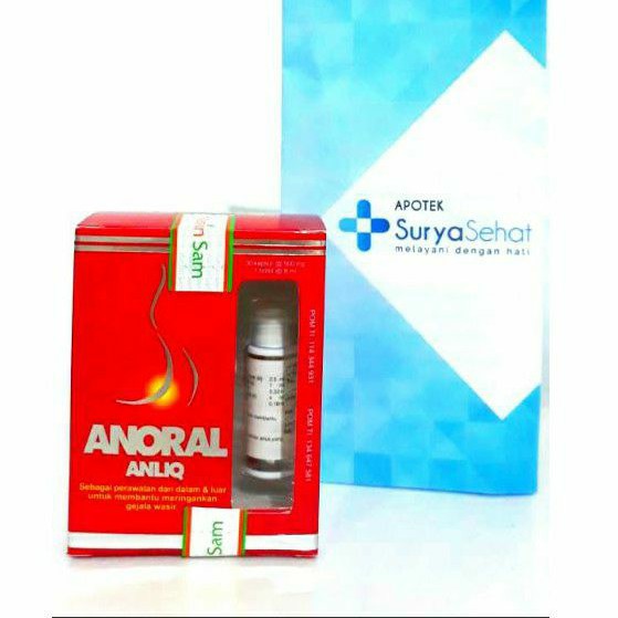 Anoral Anliq Marion Sam (Paket isi 30 kapsul +Liquid 8ml) Obat Wasir