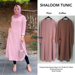  TUNIK  SHALOOM TUNIK  BY SATINE TUNIK  BAHAN  KAOS  