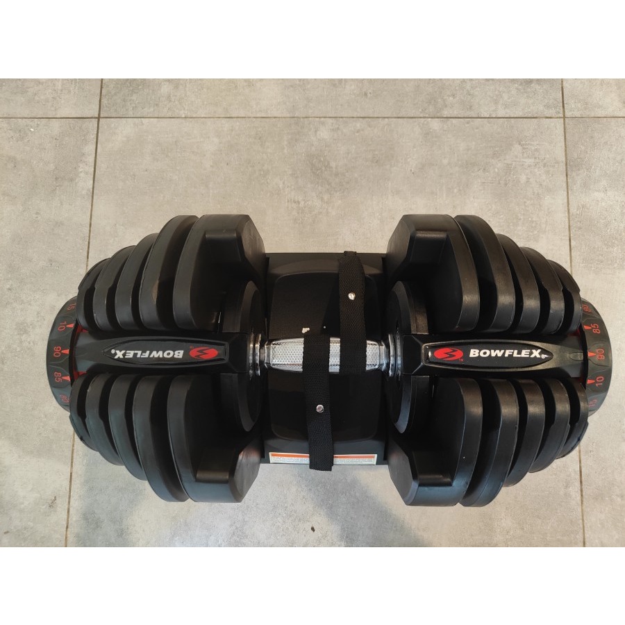 Bowflex SelectTech 1090i Dumbell/Barbel/Homegym/Fitness max 90 pounds adjustable dumbbell