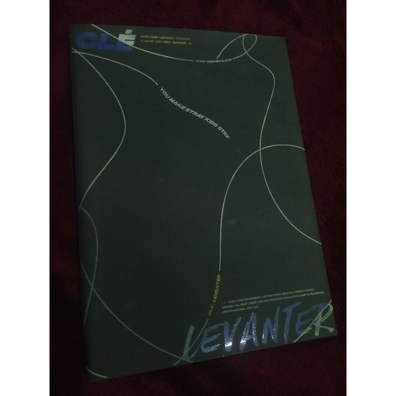 STRAY KIDS LEVANTER LIMITED VERSION ALBUM PHOTOCARD LENTI I.N LEE KNOW HAN