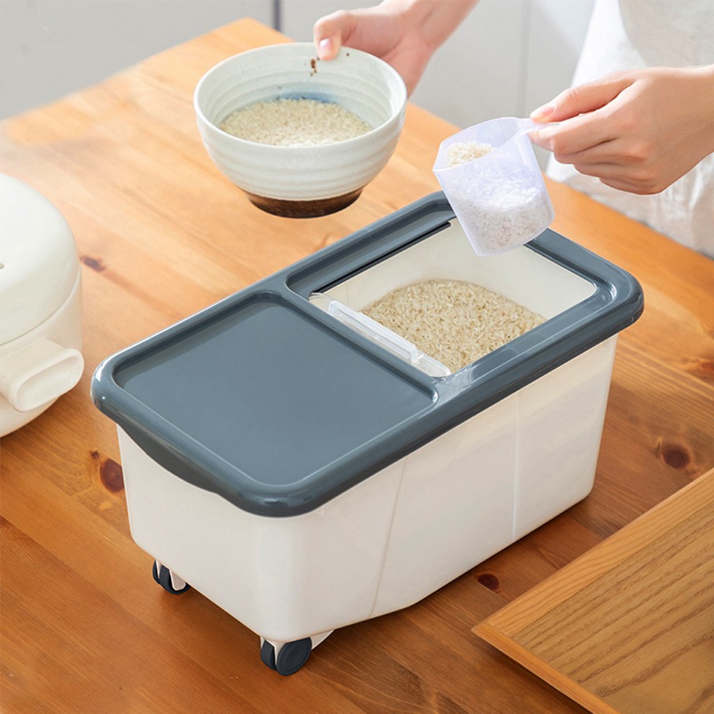 HomiHomi Tempat Beras Penyimpanan Makanan Beras Box Storage - BB002
