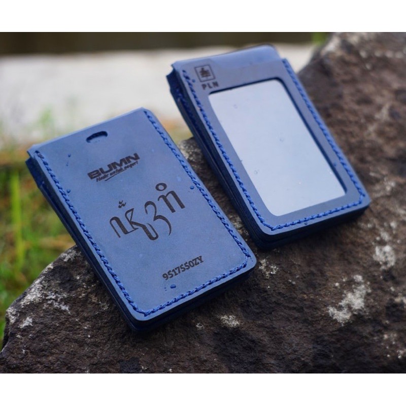 

Tempat Kartu ID Kulit/Leather ID Card Holder Model Cepit