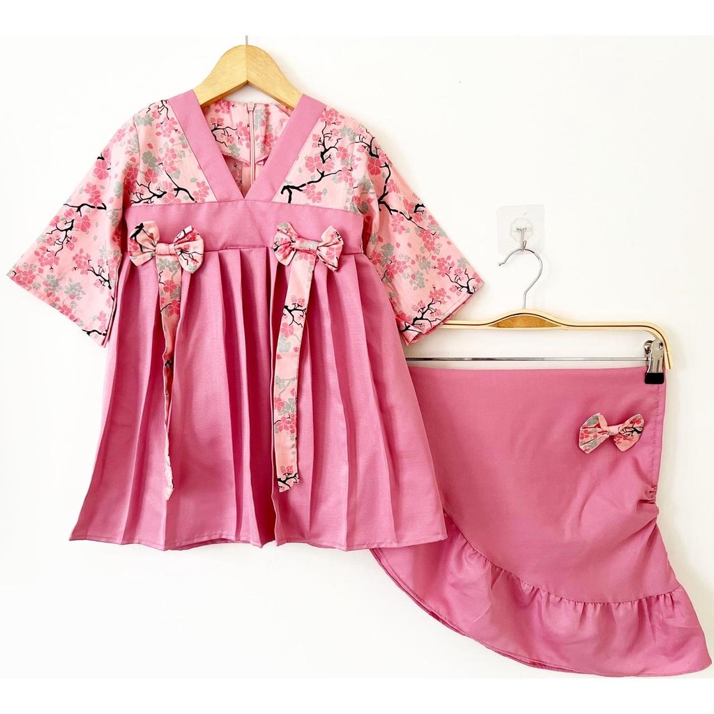 LITTLE SACHI GAMIS baju anak muslim babeebabyshop bayi perempuan murah terlaris Lucu Murah