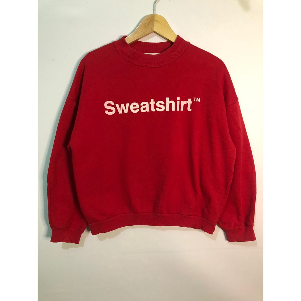 CREWNECK LENGAN BALON | BAJU CROP TOP