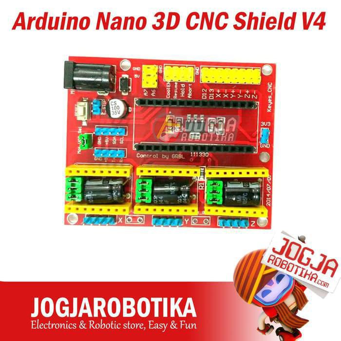 Jual Arduino Nano 3D CNC Shield V4 3D Printer Indonesia|Shopee Indonesia