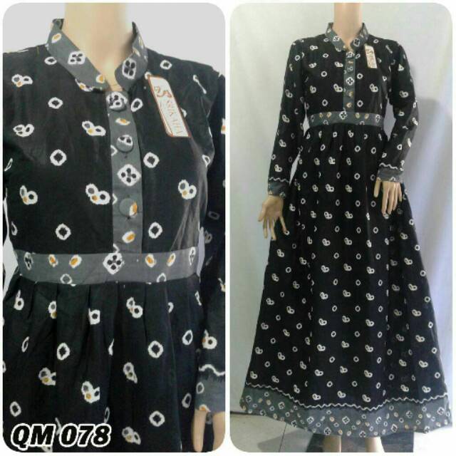 Promo Gamis Batik Jumputan Gamis Jumbo Kode 100405 Shopee Indonesia