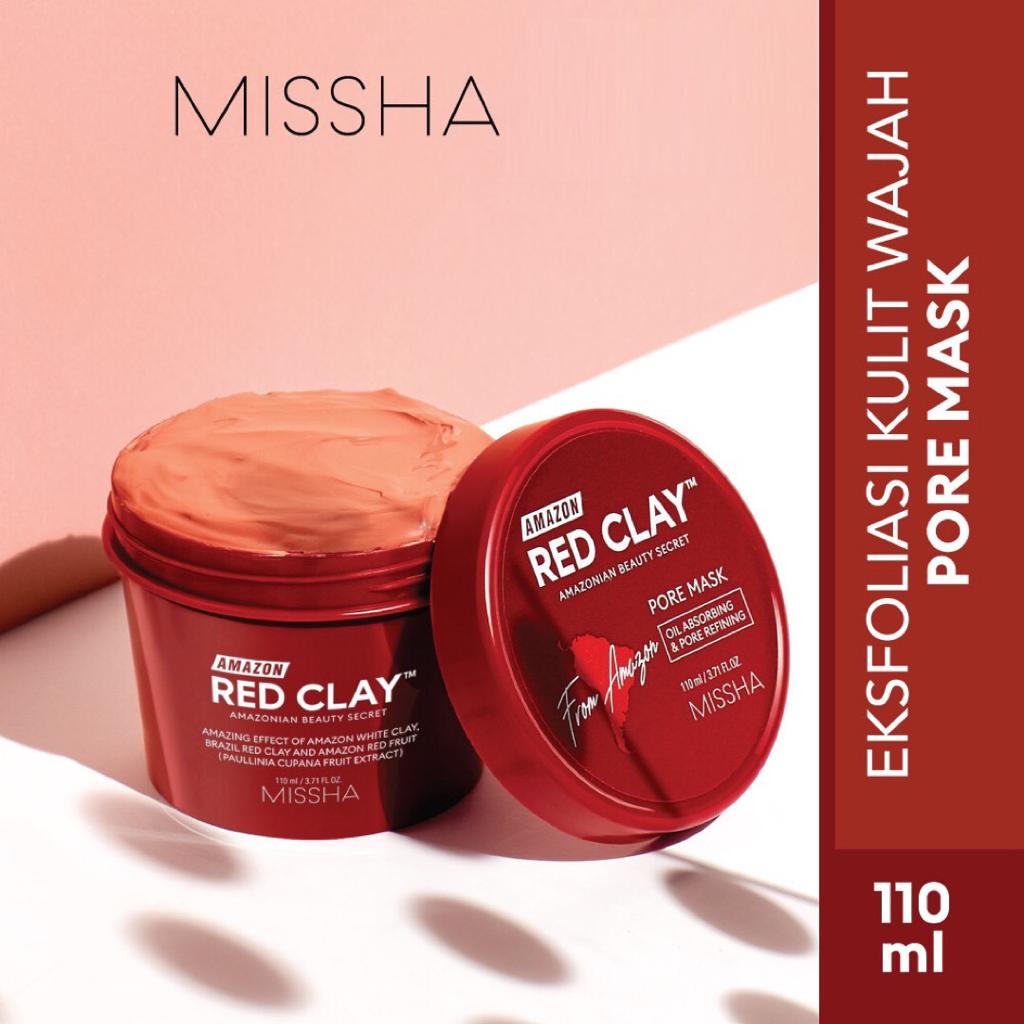 MISSHA Amazon Red Clay Pore Mask 110ml