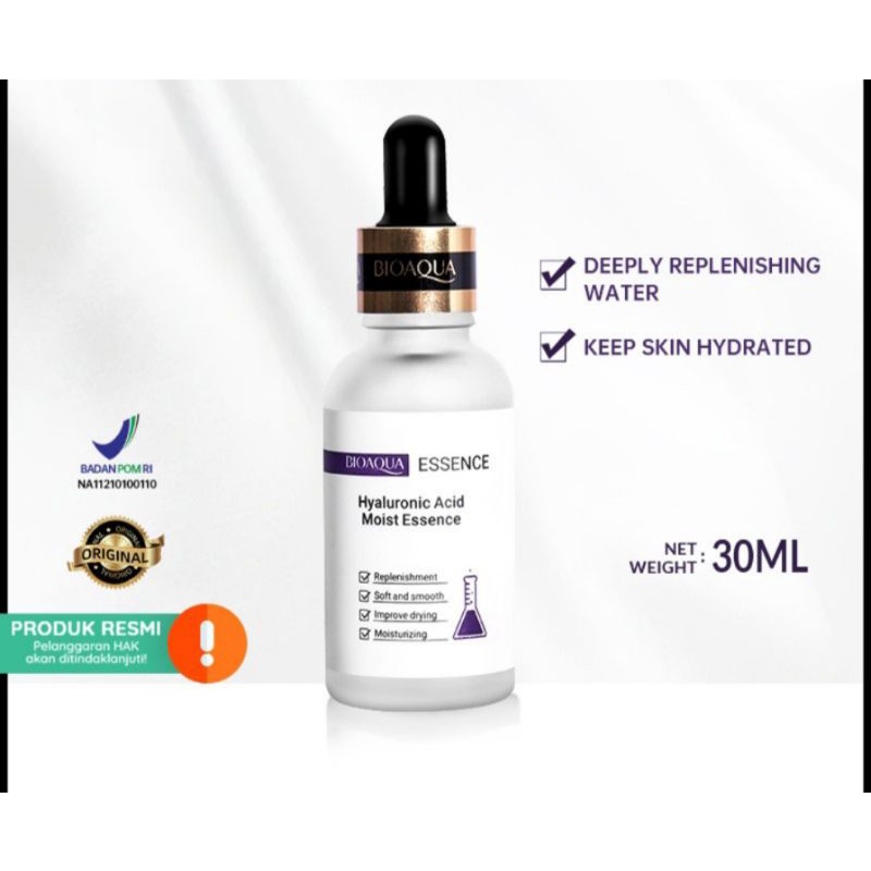 Bioaqua hyaluronic acid moist essence/serum wajah 30ml