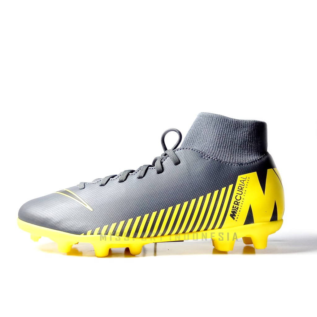 nike superfly grey and yellow