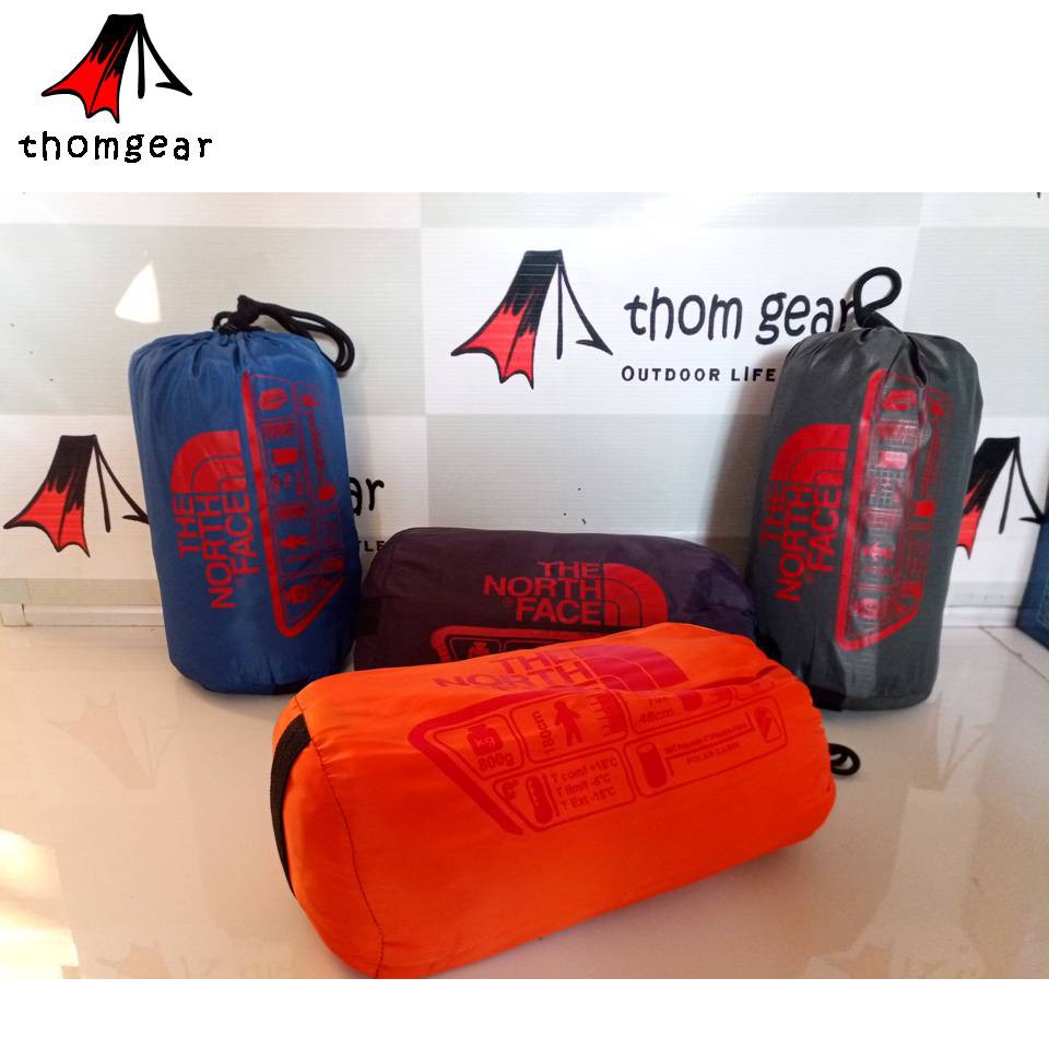 Thomgear Sleeping Bag Dacron Mummi Mummy Dan Polar Lotto Hangat Dan Empuk Kantong Tidur Thomgear