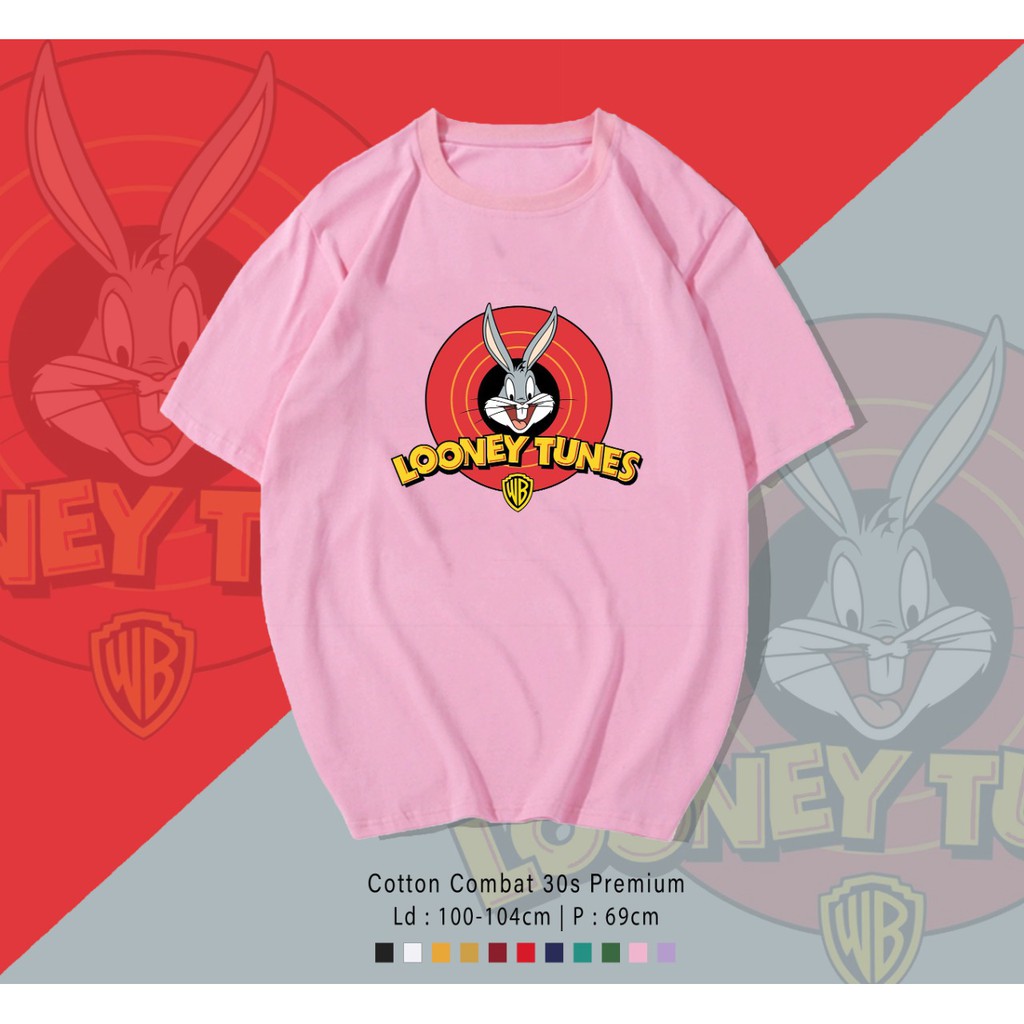 LOONEY TUNES  / TERMURAH BAJU KAOS KATUN WANITA/ PRIA UNISEX LENGAN PENDEK / TUMBLR TEE /  OVERSIZE