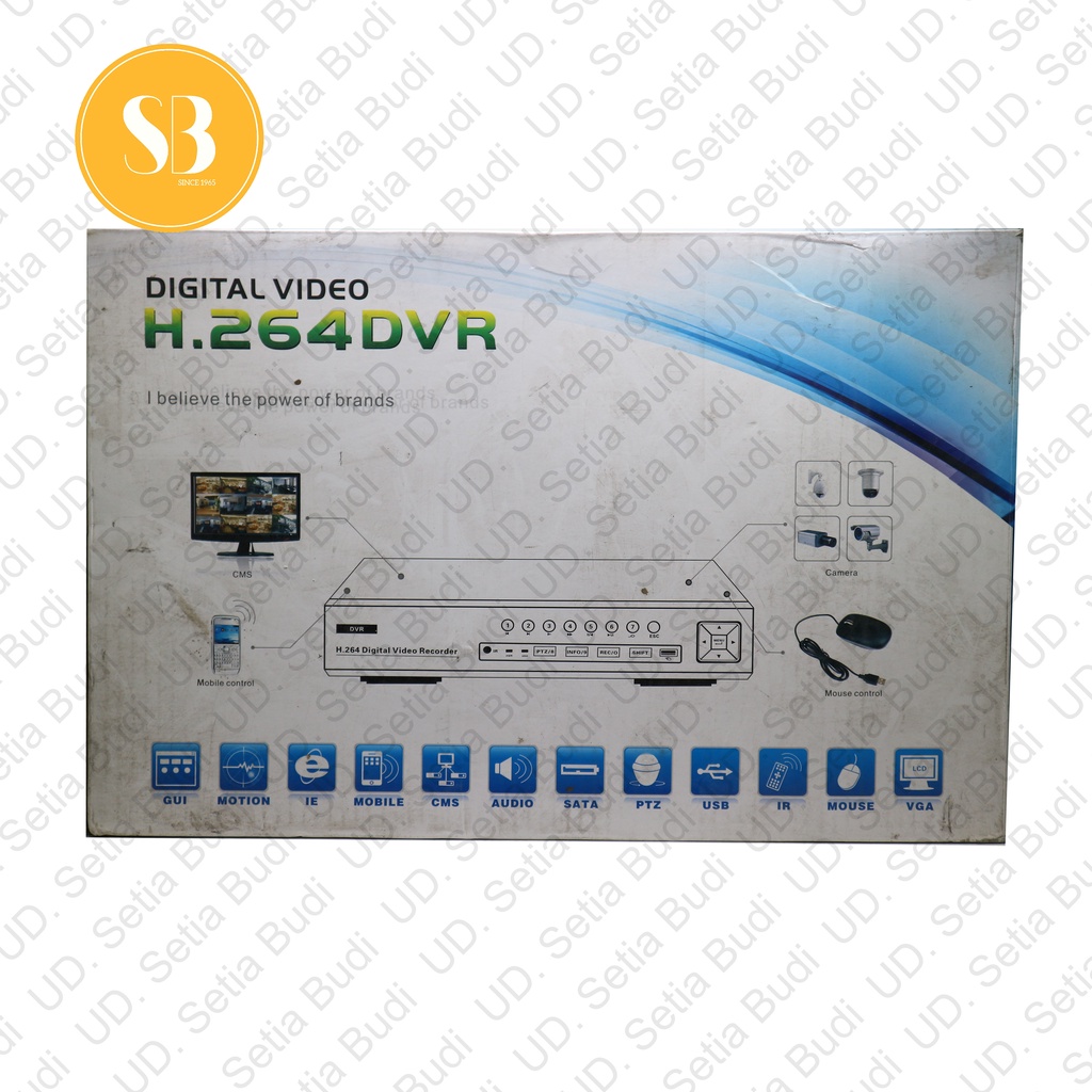 DVR CCTV H.264 16 Channel 1080p 2MP 8216V Baru