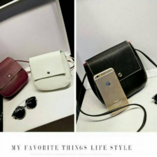 Korean Mini Slingbag Round Bag