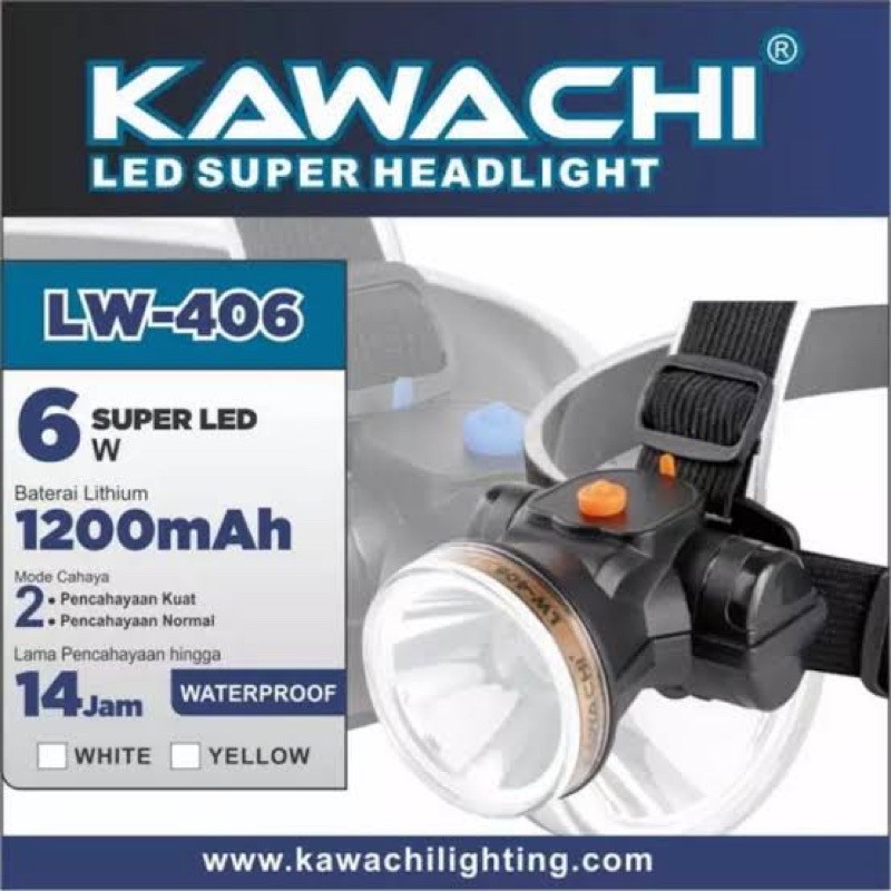 [MEDAN] SENTER KEPALA LW-406 KAWACHI