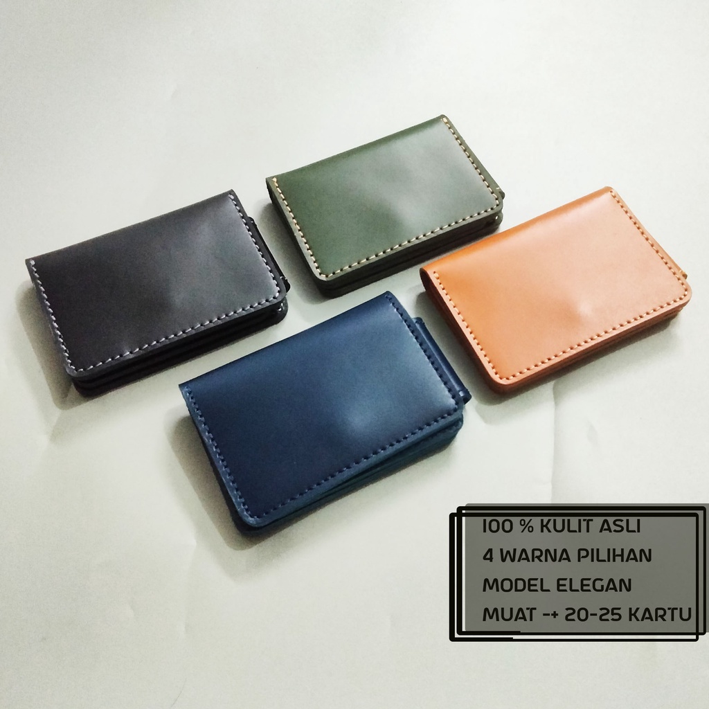 Dompet Kartu Kulit Card Holder - Dompet Kartu Wallet Pria Wanita | WSCH000